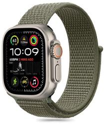 Tech-Protect nylon szíj Apple Watchhoz 6 / 7 / 8 / 9 / 10 / SE / Ultra 1 / 2 (44 / 45 / 46 / 49 MM) CarGO - zöld