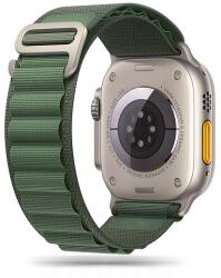 Tech-Protect Nylon Pro szíj Apple Watch 4/5/6/7/8/9/SE / Ultra 1/2 (42/44/45/49 mm) - sötétzöld