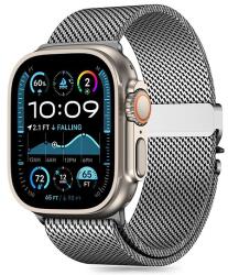 Tech-Protect Milano szíj Apple Watchhoz 6 / 7 / 8 / 9 / 10 / SE / Ultra 1 / 2 (44 / 45 / 46 / 49 MM) - Ezüst