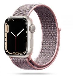 Tech-Protect nylon szíj Apple Watchhoz 4/5/6/7/8/9/SE (38/40/41 mm) - rózsaszín