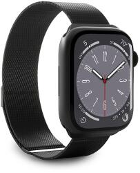 Puro Milanese rozsdamentes acél Apple óra szíj 38/40/41mm - fekete