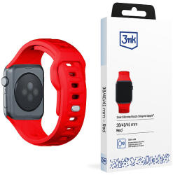 3mk Protection 3mk szilikon óraszíj Apple Watchhoz 38 / 40 / 41 mm - piros
