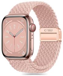 Tech-Protect nylonmag szíj Apple Watch 4 / 5 / 6 / 7 / 8 / 9 / SE / Ultra 1 / 2 (42 / 44 / 45 / 49 mm) - rózsaszín