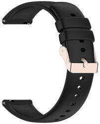 Szilikon szíj Xiaomi Mi Watchhoz / Amazfit GTR 47mm - Fekete
