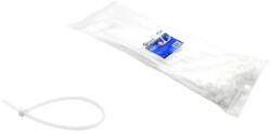GEKO nylon kábelkötegelő fehér 250x4, 8mm UV álló 100db G17155 (G17155)