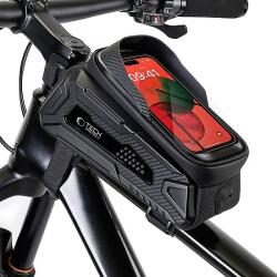 Tech-Protect V2 kerékpáros táska telefontartóval 1, 2 l - fekete