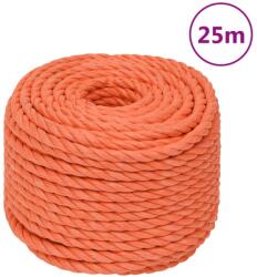 vidaXL narancssárga polipropilén munkakötél 14 mm 25 m (152943)