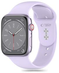 Tech-Protect szilikon szíj Apple Watch 4 / 5 / 6 / 7 / 8 / 9 / SE / Ultra 1 / 2 (42 / 44 / 45 / 49 mm) - lila