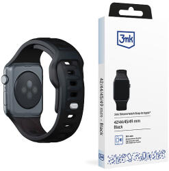 3mk Protection 3mk szilikon óraszíj Apple Watchhoz 42 / 44 / 45 / 49 mm - fekete