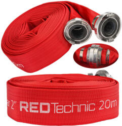 Red Technic Tűzoltó tömlő gyorscsatlakozóval 2" 20M 8 BAR RTWS0067 (RTWS0067)