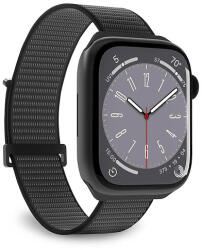 Puro Sport nylon szíj Apple Watchhoz 42 / 44 / 45 / 49 mm - fekete