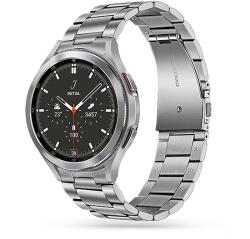 Tech-Protect rozsdamentes karkötő Samsung Galaxy Watch 4 / 5 / 5 Pro / 6 / 7 / FE készülékhez - Ezüst