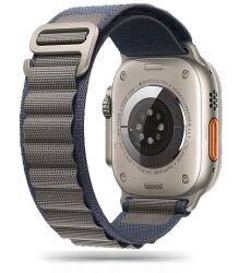 Tech-Protect Nylon Pro szíj Apple Watch 4/5/6/7/8/9/SE / Ultra 1/2 (42/44/45/49 mm) - kék-szürke