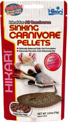 Hikari H rana dezvoltata special pentru pestii carnivori care se hranesc de pe fundul apei, HIKARI SINKING CARNIVORE PELLETS 74g