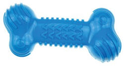 M-Pets Os din cauciuc cu sfoara, FUNBONE M-PETS, albastru, 18x8x5 cm