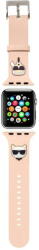 Karl Lagerfeld Curea Karl & Choupette Apple Watch 42mm / 44mm Roz (KLAWLSLCKP) - pcone