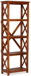 vidaXL tömör akácfa könyvespolc mézszínű felülettel 60 x 30 x 160 cm (245646)
