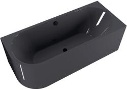 SAPHO POLYSAN VIVA R MONOLITH aszimmetrikus kád, 180x75x60cm, szürke (72129M. 30) (sapho viva)