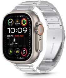 Tech-Protect TP2127 Tech-Protect Stainless Apple Watch 6 / 7 / 8 / 9 / 10 / SE / ULTRA 1 / 2 (44/45/46/49mm) fém óraszíj, Ezüst (TP2127)