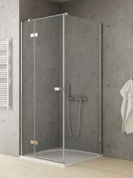 NEW TRENDY Reflexa zuhanykabin 120x90 cm négyszögletes króm fényes/átlátszó üveg EXK-5124