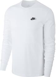 Nike Férfi szabadidő hosszú ujjú pólók Nike M NSW CLUB TEE - LS fehér AR5193-100 - M