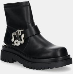 Just Cavalli bokacsizma fekete, női, platformos, 77RA3S95 - fekete Női 39