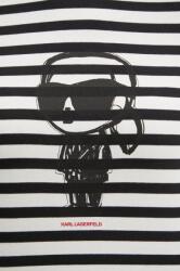 Karl Lagerfeld Памучна блуза с дълги ръкави Karl Lagerfeld IKON (A1W17137)