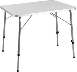 CASARIA Összecsukható kempingasztal FOKA, 80x54x50-69 cm, fehér színben