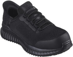 Skechers Slip-ins Work: Tilido - Fletchit férfi munkavédelmi cipő S1 PL SR ESD (200206EC_BLK43)