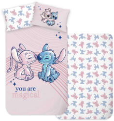 Lilo és Stitch Disney Lilo és Stitch, A csillagkutya Magical gyerek, ovis ágyneműhuzat 100×135 cm, 40×60 cm