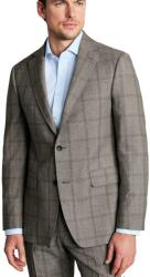Charles Tyrwhitt Ultimate Performance Check Suit Jacket - Cappuccino - Slim fit | 50 | Standard