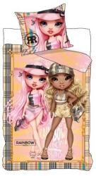  Rainbow High ágyneműhuzat szett 140 x 200 cm - kockás (RBH230763-PP)