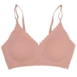 HARAHU Elegant Varrat nélküli melltartó-Rózsaszín/XL KP30864