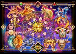 Wooden City Zodiákus montázs fa puzzle (NB 505-0134-L)