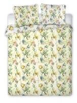 Ábránd Trendy pamut ágyneműhuzat, Sárga virágos (140x200 + 2 db 70x90 cm)