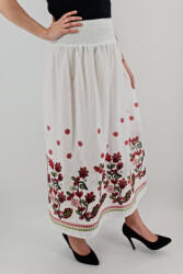 Magazin Traditional Fusta lunga stilizata cu motive florale