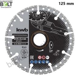 kwb 789540 gyémánt vágótárcsa 125 mm