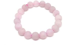 R. M. ékszer Rózsakvarc matt golyó karkötő 10mm (058124)