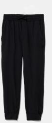 Abercrombie & Fitch gyerek melegítőnadrág fekete, sima, KI234-4055 - fekete 110-120