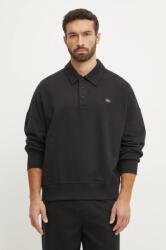 Calvin Klein pamut melegítőfelső fekete, férfi, sima, J30J327037 - fekete XXL