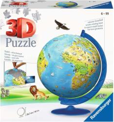 Ravensburger 3D Puzzle Ravensburger din 180 piese - Glob (12341)