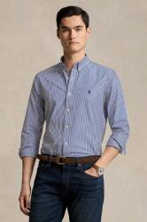 Ralph Lauren ing férfi, legombolt galléros, slim - kék XL - answear - 42 990 Ft