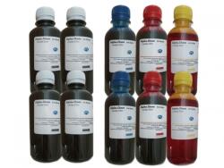 Alphachem Pachet Flacon Cerneala AlphaChem HP (301XL) 4x200ml CH563EE Negru 2x200ml CH564EE Cyan 2x200ml CH564EE Magenta 2x200ml CH564EE Galben si pix Schneider