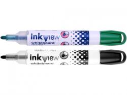 uni Set Marker tabla Uni-Ball InkView negru si verde non-toxic