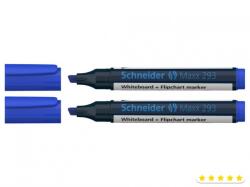 Schneider Set Marker tabla si flipchart Schneider Maxx 293 varf tesit 2-5mm albastru 2x albastru