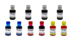 Ink-Mate Pachet Flacon Refill Cerneala Ink-Mate 4X 100ml Negru HP T0B30A (982X), 2X 100ml Cyan HP T0B27A (982X), 2X 100ml Magenta HP T0B28A (982X), 2X 100ml Yellow HP T0B29A (982X) si Pix Schneider