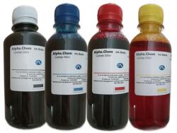 Alphachem Pachet Flacon Cerneala AlphaChem HP (88) 1x200ml C9385AE Negru 1x200ml C9386AE Cyan 1x200ml C9387AE Magenta 1x200ml C9388AE Galben si pix Schneider