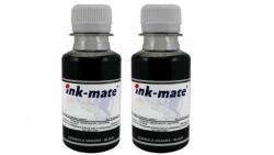 Ink-Mate Pachet Flacon Refill Cerneala Ink-Mate 2X 100ml Negru HP C8727AE (27) si Pix Schneider