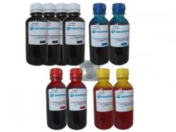 Alphachem Set Flacon Cerneala AlphaChem Compatibil HP650, 2x200ml CZ101AE Negru, 2x200ml CZ102AE Cyan, 2x200ml CZ102AE Magenta, 2x200ml CZ102AE Galben, 10buc Crd Maxell cu plic