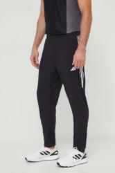Adidas futónadrág Own the Run fekete, nyomott mintás, IK4982 - fekete S